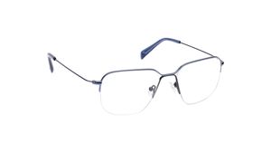Image 2 of Blue Square Semi Rimmed Eyeglasses for Men from Fastrack Available at Titan Eye+