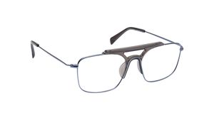 Image 2 of Black Square Rimmed Eyeglasses (FT1446MFM4MBKV|53) from Fastrack Available at Titan Eye+