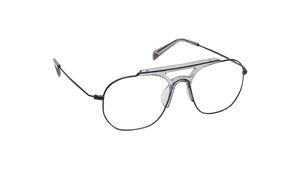 Image 2 of Black Square Rimmed Eyeglasses (FT1447MFM2MBKV|53) from Fastrack Available at Titan Eye+