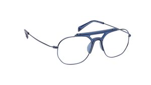 Image 2 of Blue Square Rimmed Eyeglasses (FT1447MFM3MBUV|53) from Fastrack Available at Titan Eye+