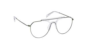 Image 2 of Green Square Rimmed Eyeglasses (FT1448MFM2LGRV|55) from Fastrack Available at Titan Eye+