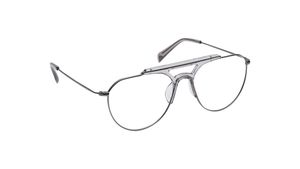Image 2 of Grey Aviator Eyeglasses for Men from Fastrack Available at Titan Eye+
