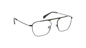 Image 2 of Black Square Eyeglasses for Men from Fastrack Available at Titan Eye+