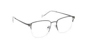 Image 2 of Grey Square Eyeglasses for Men from Fastrack Available at Titan Eye+