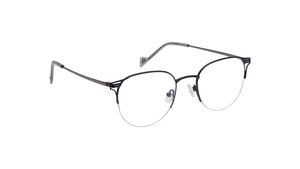 Image 2 of Black Round Eyeglasses for Men and Women from Fastrack Available at Titan Eye+