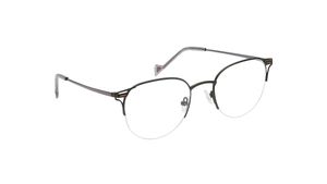 Image 2 of Green Round Semi-Rimmed Eyeglasses for Men and Women from Fastrack Available at Titan Eye+
