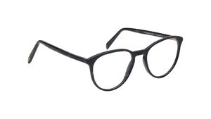 Image 2 of Black Oval Eyeglasses for Men and Women from Fastrack Available at Titan Eye+