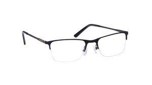 Image 2 of Black Wayfarer Semi-Rimmed Eyeglasses for Men from Fastrack Available at Titan Eye+