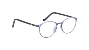 Image 2 of Blue Round Rimmed Eyeglasses for Men and Women from Fastrack Available at Titan Eye+