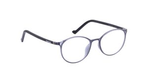 Image 2 of Grey Round Rimmed Eyeglasses for Men and Women from Fastrack Available at Titan Eye+