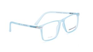 Image 2 of Blue Wayfarer Rimmed Eyeglasses for Men from Fastrack Available at Titan Eye+