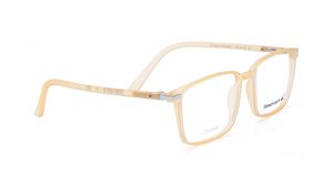 Image 2 of Orange Square Rimmed Eyeglasses for Men and Women from Fastrack Available at Titan Eye+