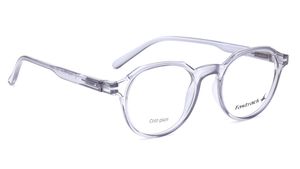 Image 2 of Grey Geometric Eyeglasses for Men and Women from Fastrack Available at Titan Eye+