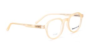 Image 2 of Orange Round Rimmed Eyeglasses for Men and Women from Fastrack Available at Titan Eye+
