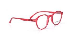 Image 2 of Red Round Rimmed Eyeglasses for Men and Women from Fastrack Available at Titan Eye+