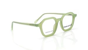Image 2 of Green Geometric Rimmed Eyeglasses for Men and Women from Fastrack Available at Titan Eye+