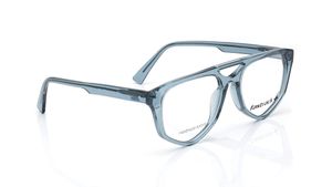 Image 2 of Blue Geometric Rimmed Eyeglasses for Men and Women from Fastrack Available at Titan Eye+