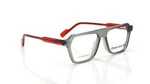 Image 2 of Grey Rectangle Rimmed Eyeglasses for Men and Women from Fastrack Available at Titan Eye+