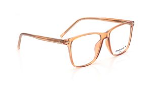 Image 2 of Brown Square Computer Glasses for Men and Women  from Tees By Fastrack Available at Titan Eye+