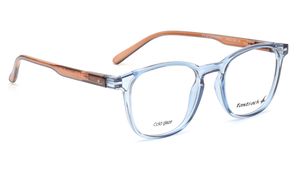 Image 2 of Blue Geometric Eyeglasses for Men and Women from Fastrack Available at Titan Eye+