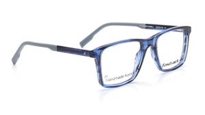 Image 2 of Wayfarer Blue Rimmed Eyeglasses for Men from Fastrack Available at Titan Eye+