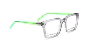 Image 2 of Grey Wayfarer Eyeglasses for Men from Fastrack Available at Titan Eye+