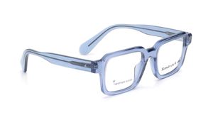 Image 2 of Rectangle Blue Rimmed Eyeglasses for Men from Fastrack Available at Titan Eye+