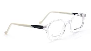 Image 2 of Transparent Geometric Eyeglasses for Men and Women from Fastrack Available at Titan Eye+