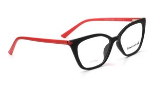 Image 2 of Black CatEye Eyeglasses for Women from Fastrack Available at Titan Eye+