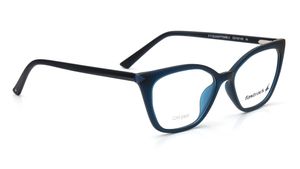 Image 2 of Blue CatEye Eyeglasses for Women from Fastrack Available at Titan Eye+