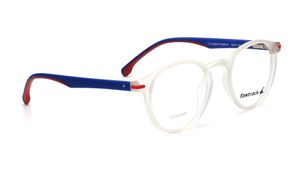 Image 2 of Transparent Round Eyeglasses for Men from Fastrack Available at Titan Eye+