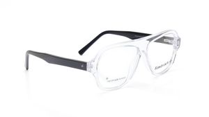 Image 2 of Transparent Aviator Eyeglasses for Men from Fastrack Available at Titan Eye+