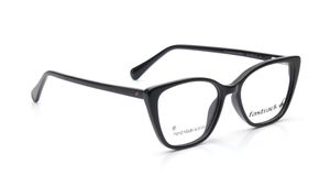 Image 2 of Black CatEye Eyeglasses for Women from Fastrack Available at Titan Eye+