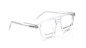 Image 2 of Transparent Aviator Eyeglasses for Men from Fastrack Available at Titan Eye+