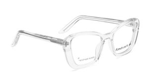 Image 2 of Transparent CatEye Eyeglasses for Women from Fastrack Available at Titan Eye+