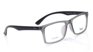 Image 2 of Grey Rectangle Eyeglasses for Men and Women from Tees By Fastrack Available at Titan Eye+