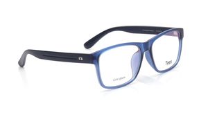 Image 2 of Blue Wayfarer Eyeglasses for Men and Women from Tees By Fastrack Available at Titan Eye+