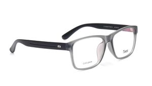 Image 2 of Grey Wayfarer Eyeglasses for Men and Women from Tees By Fastrack Available at Titan Eye+