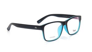 Image 2 of Black Wayfarer Eyeglasses for Men and Women from Tees By Fastrack Available at Titan Eye+