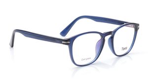 Image 2 of Blue Wayfarer Eyeglasses for Men and Women from Tees By Fastrack Available at Titan Eye+