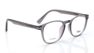 Image 2 of Grey Wayfarer Eyeglasses for Men and Women from Tees By Fastrack Available at Titan Eye+