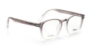Image 2 of Grey Wayfarer Eyeglasses for Men and Women from Tees By Fastrack Available at Titan Eye+