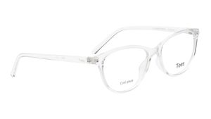 Image 2 of White CatEye Eyeglasses for Women from Tees By Fastrack Available at Titan Eye+