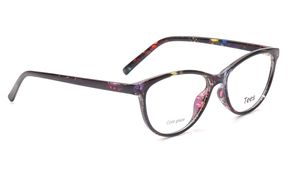 Image 2 of Black CatEye Eyeglasses for Women from Tees By Fastrack Available at Titan Eye+