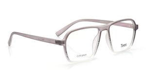 Image 2 of Grey Navigator Eyeglasses for Men and Women from Tees By Fastrack Available at Titan Eye+