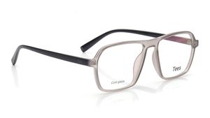 Image 2 of Grey Navigator Eyeglasses for Men and Women from Tees By Fastrack Available at Titan Eye+