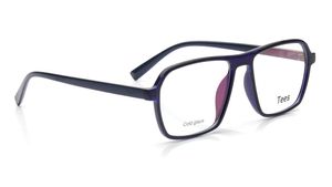 Image 2 of Blue Navigator Eyeglasses for Men and Women from Tees By Fastrack Available at Titan Eye+