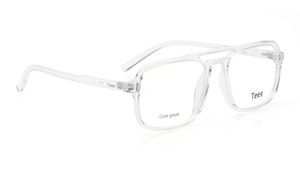 Image 2 of White Navigator Computer Glasses for Men and Women from Tees By Fastrack Available at Titan Eye+