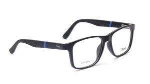 Image 2 of Black Wayfarer Computer Glasses for Men and Women from Tees By Fastrack Available at Titan Eye+