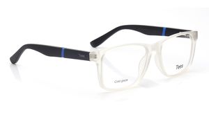 Image 2 of White Wayfarer Computer Glasses for Men and Women from Tees By Fastrack Available at Titan Eye+